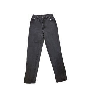Rockies VTG 90s Jeans Womens High Waist Bareback Yoke Black, Western Rodeo | 32